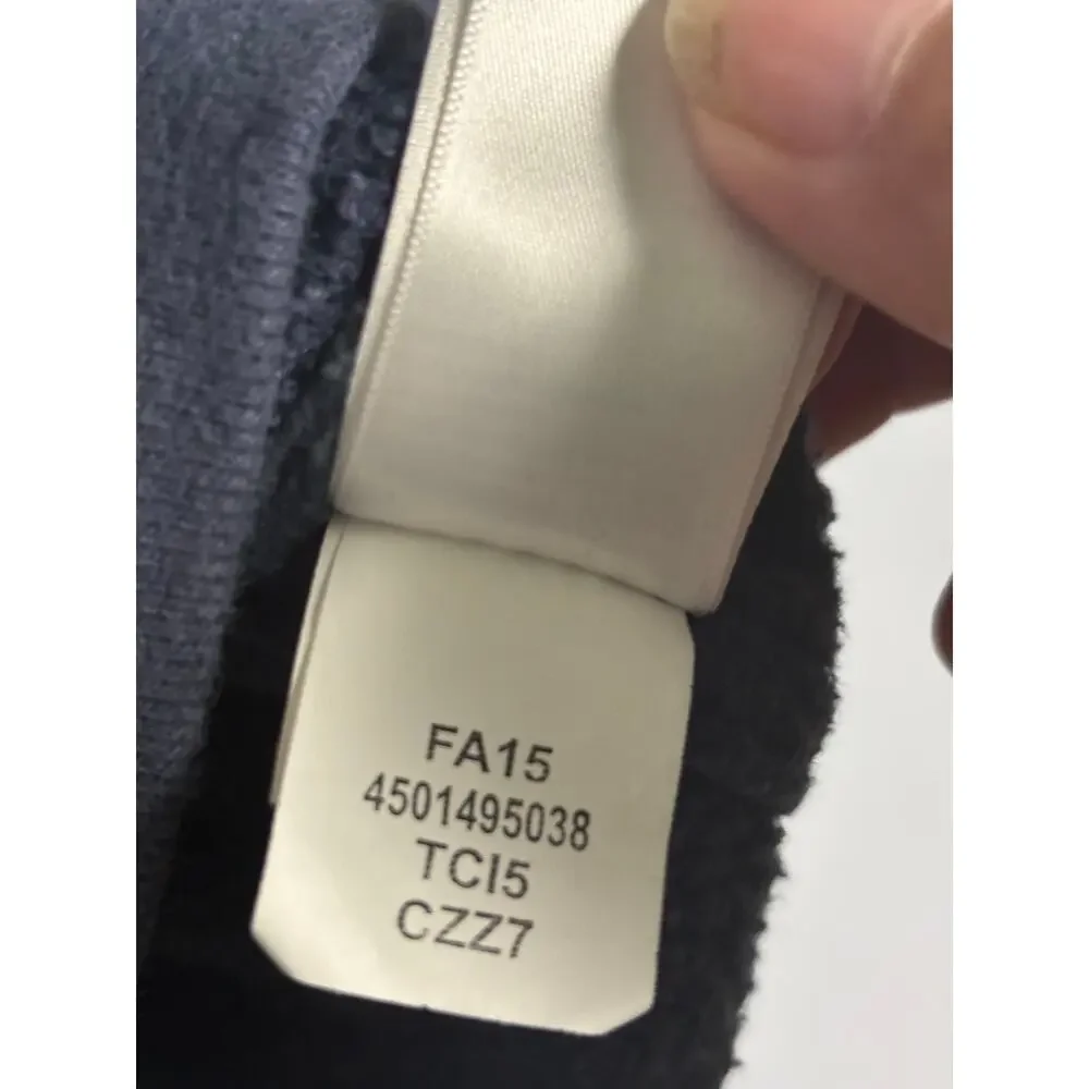 The North Face Logo Pullover Hoodie Navy Blue Size L